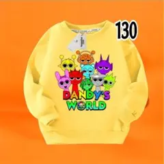 キッズ子供 トレーナー スプランキー 男の子女の子 イエロー 130