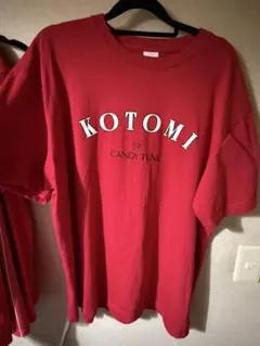 立花琴未　KOTOMI CANDY TUNE 赤 Tシャツ