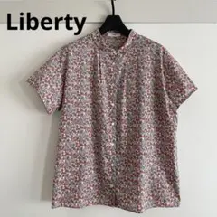 極美品 リバティ Parkes 花柄 ポルカデイジー 綿100% シャツのサムネイル