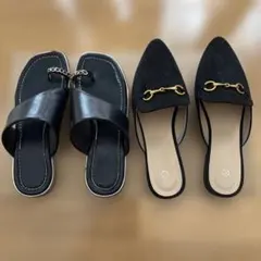 女性用サンダル2足