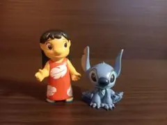 東京ディズニーリゾート リロ&スティッチ アヒル 絵本 フィギュアリン 