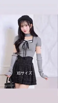 ミシェルマカロン 殿堂入り❣️ 美脚になれるスカート♡（インナーパンツ付） XS