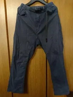 Gramicci ストレッチ クロップドパンツ ネイビー S