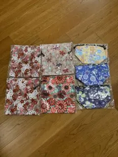 花柄 和装用バッグ 7枚セット