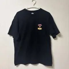 刺繍デザイン ブラック Tシャツ