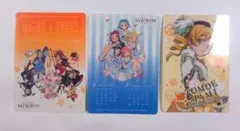 魔法少女まどか☆マギカ ローソン まどか カレンダーステッカー、ブロマイド 4点