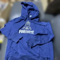 FORTNITE フード付きパーカー S ネイビー