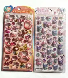 【正規品】 うるちゅるシール　キティベビーとマイメロディークロミ　2コ　サンリオ