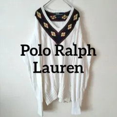 ヴィンテージPolo by Ralph Lauren チルデンニット アーガイル