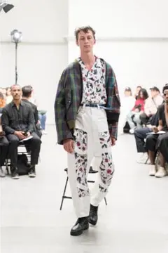 KIDILL 20ss キディル　クラッシュデニムパンツ48のサムネイル