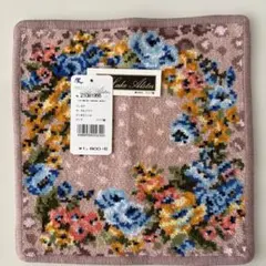 【新品・値札付】Lake Alster 花柄 タオルハンカチ 21cm角 ピンクのサムネイル