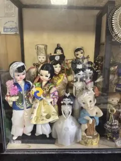こけし 中古品 工芸品 伝統 日本人形 雛人形 お雛様 男の子 女の子 二