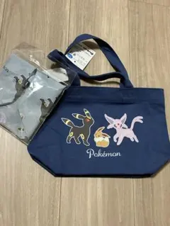 ポケモン ミニトートバッグ イーブイ ブラッキー エーフィ
