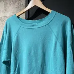80s90s USA古着 Hanes ヘインズ 無地ラグランスウェット XLのサムネイル