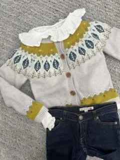 bonpoint カーディガン