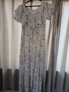 ジェラートピケ花柄ワンピース 新品タグ付き