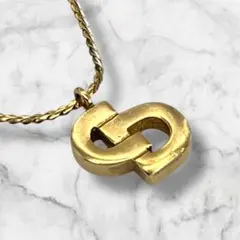 Christian Dior ヴィンテージ　ブレスレット　ゴールド　CD ロゴ