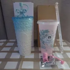 スタバ　ステンレスタンブラー　リユーザブルカップ　ベアリスタ　3点　箱あり