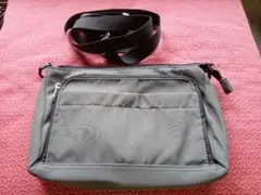 多機能 お財布ショルダーバッグ グレー