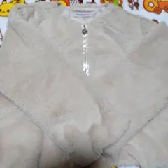 mezzo pianoジュニア　140cm ベージュ フリースジャケット