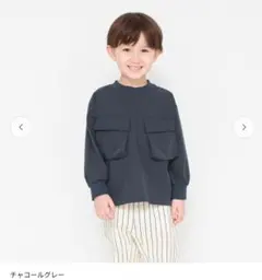branshes ストレッチナイロン　フラップポケット長袖Tシャツ