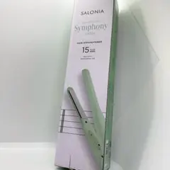 SALONIA サロニア ストレート ヘアアイロン 15mmシンフォニーグリーン