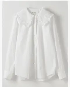 yori 定価18,700円 スカラップカラーロンTee ホワイト F - メルカリ