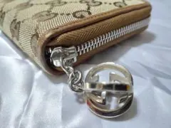 新品　GUCCI　ラウンドファスナー長財布　GGキャンバス/レザー　GGツインズ