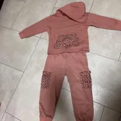 H&M キッズヒョウ柄ポケット　セットアップ