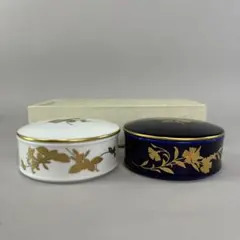 新品未使用】皇居 菊葉小箱 ボンボニエール 金 銀 ゴールド シルバー 2