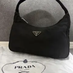 PRADA ハンドバッグ プラダ ブラック ヴィンテージ 名作 良品 MV519