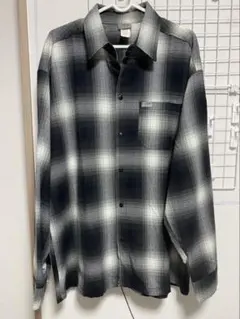 Calitop チェック柄長袖シャツ M