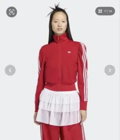 adidas Originalsエレベーテッド スリーブFBトラックトップ