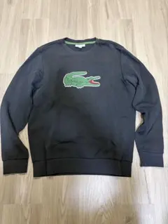 LACOSTE ラコステ クルーネック スウェット ブラック