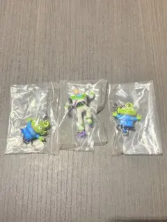 ガチャガチャ　トイストーリー　ゆらゆらつながるマスコット　バズ　エイリアン