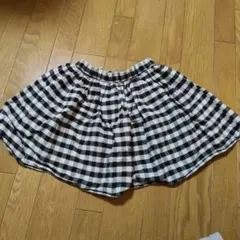 GLOBAL WORK キッズ ギンガムチェック柄 キュロットスカート