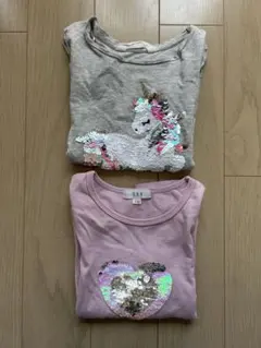 110 スパンコール 長袖 2枚セット