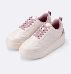 GU 厚底スニーカー ピンク (XS)