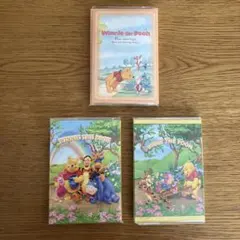 メモ帳　くまのプーさん（ブック型メモ）【３冊セット】