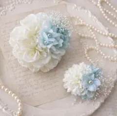 親子セット　コサージュ　入学式、卒園式など