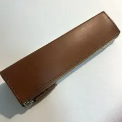 スリップオンbtペンケース　M　キャメル