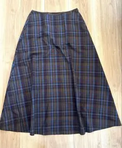 FREDY&GLOSTER チェックロングスカートのサムネイル