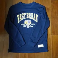 バスケ 長袖Tシャツ ネイビーのサムネイル