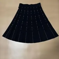 H&M フレアスカート ブラック ストライプのサムネイル