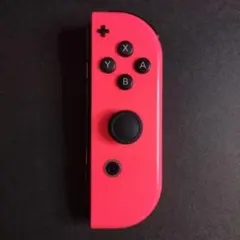 【美品】Switch 純正 Joy-Con R ライトレッド　㉘