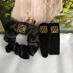 レディースシュシュとヘアピンセット