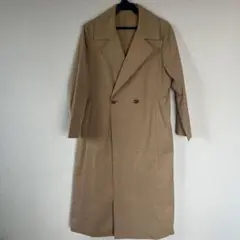 Plage ベージュ ダブルブレストロングコートのサムネイル