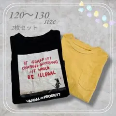 半袖Tシャツ 2枚セット キッズ 120 130 ギャップキッズ バンクシーのサムネイル