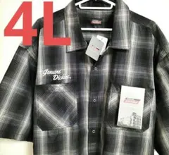 【新品】Dickies★ディッキーズ★半袖チェックシャツ★大きいサイズ★4L