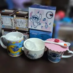 Disney スティッチ マグカップ スープカップ セット